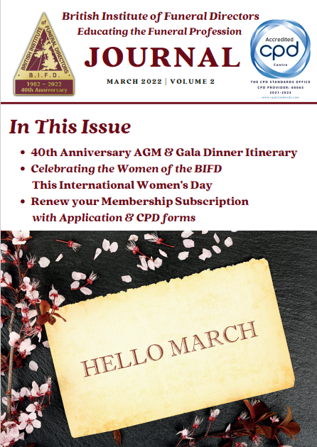 Bifd Journal March
